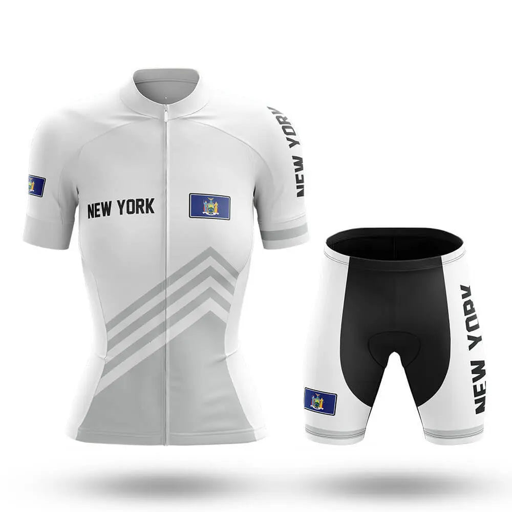 New York S4 White - Women - Cycling Kit