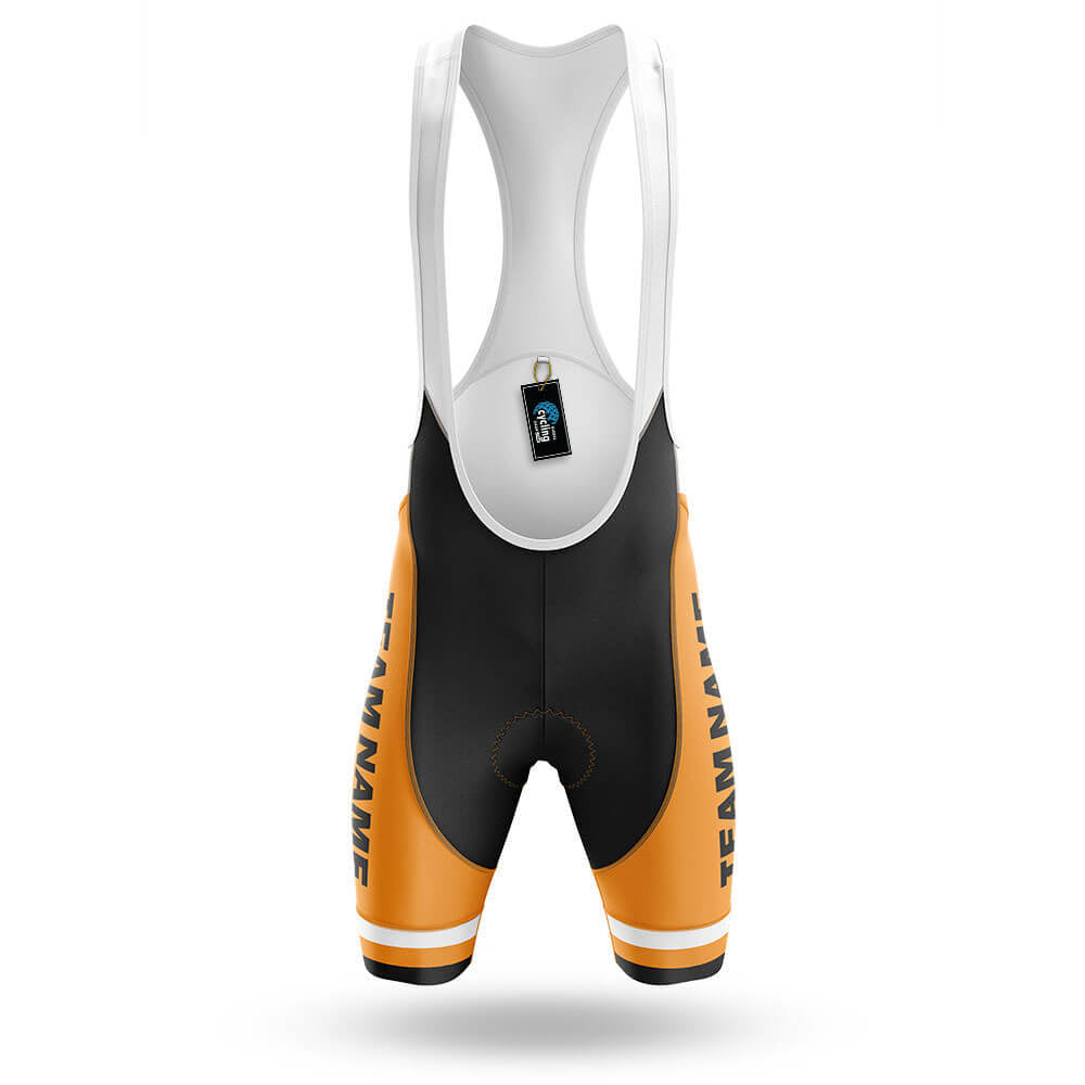Custom Team Name M7 Orange - Men's Cycling Kit
