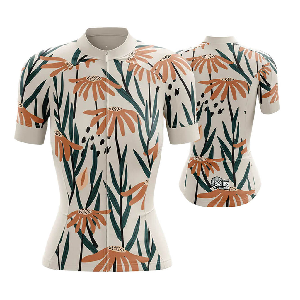 Floral Cycling Jersey for Women